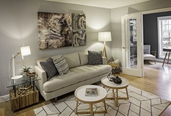 Hardwood floors available in select apartments 